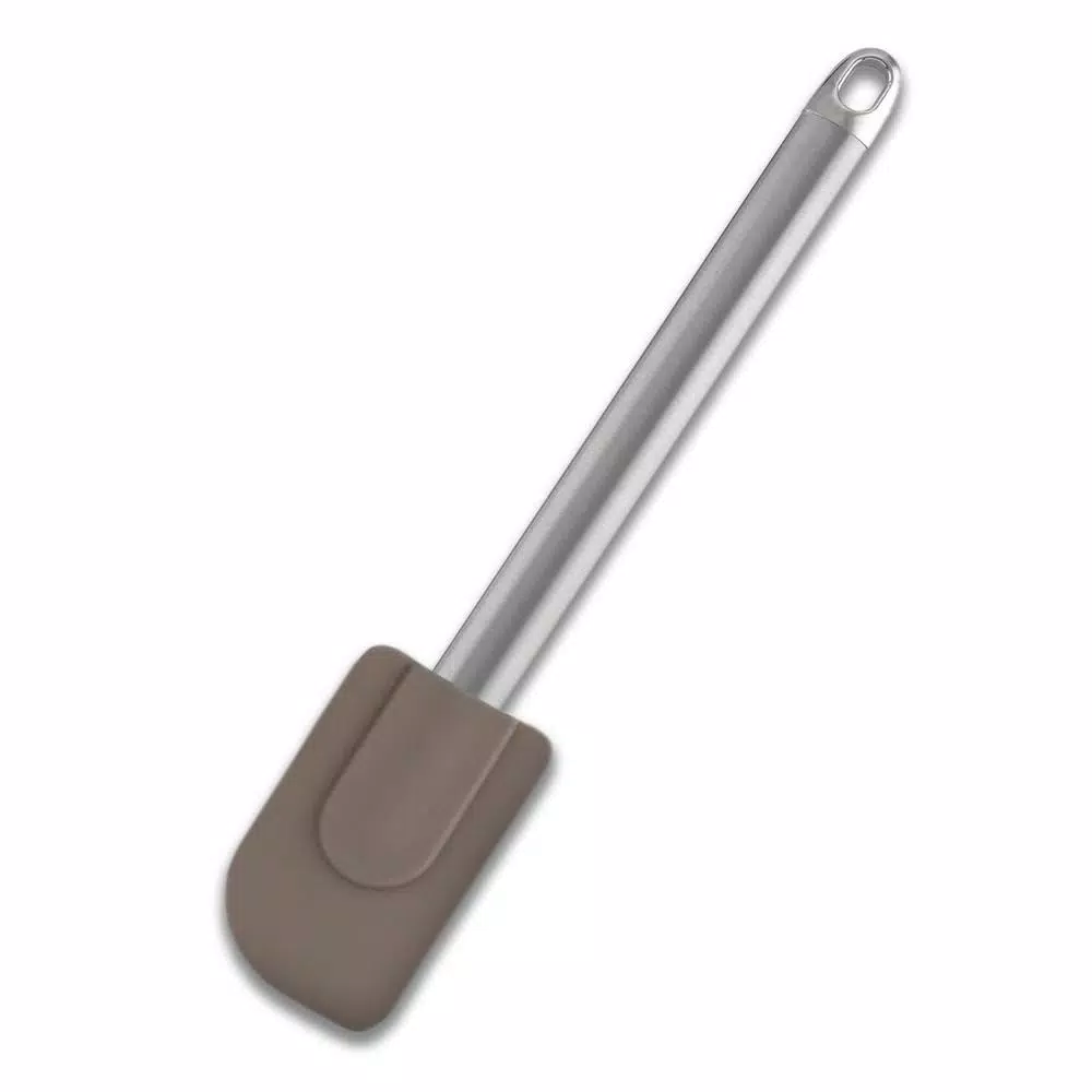 AMERCOOK Florina Durable Silicone Spatula with Rust-Proof Stainless Steel Handle, Heat Resistant & BPA Free