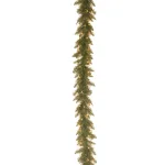 National Tree Company 9 ft. Pre-Lit Dunhill Fir Artificial Garland with 100 Clear Incandescent Lights thumbnail 3