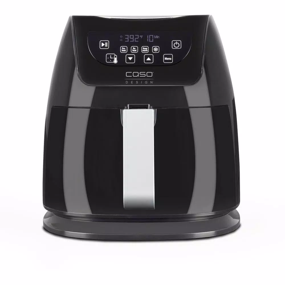 Caso Design AF 350 3.2 Qt. Convection Air Fryer with Barbecue Accessories, Black