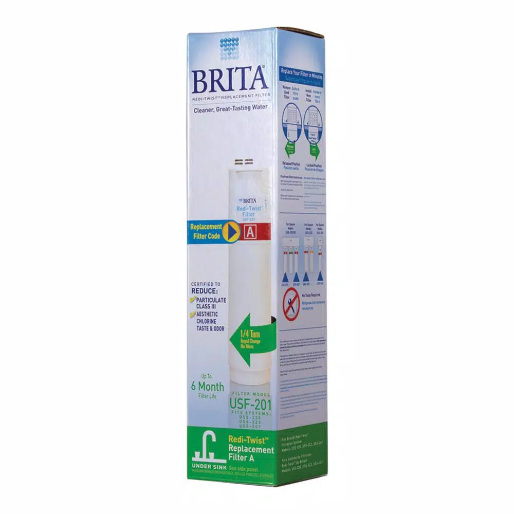 Brita Redi-Twist Under Sink Replacement Water Filter