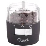 Ozeri Savore Soft Touch Electric Pepper Mill and Grinder, Adjustable Ceramic Mechanism, Black thumbnail 4