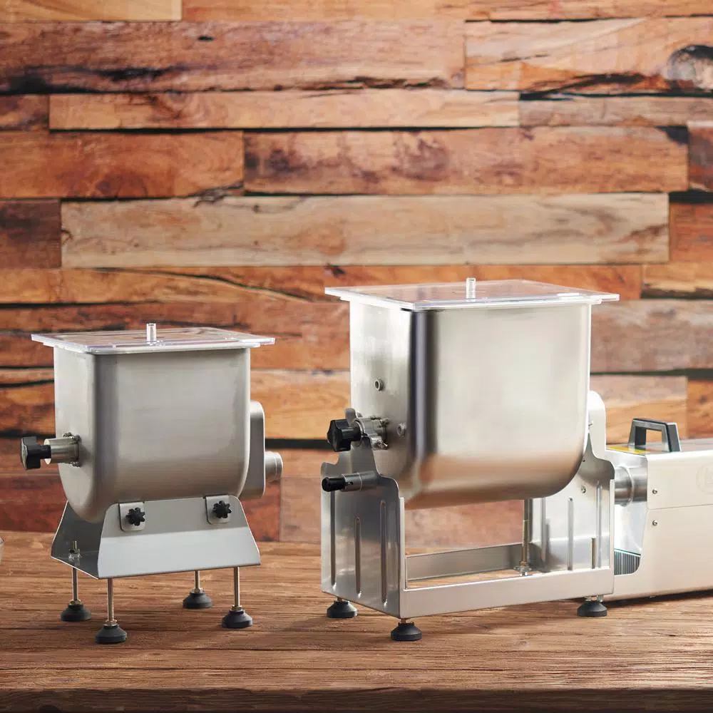 LEM Big Bite 50 lb. Stainless Steel Meat Mixer Attachment for #12 Head Grinders or Larger