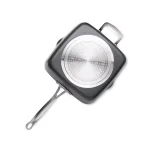 Gotham Steel 9.5 in. Ti-Ceramic Non-Stick Deep Square Fry Pan Set, 4-Piece thumbnail 3