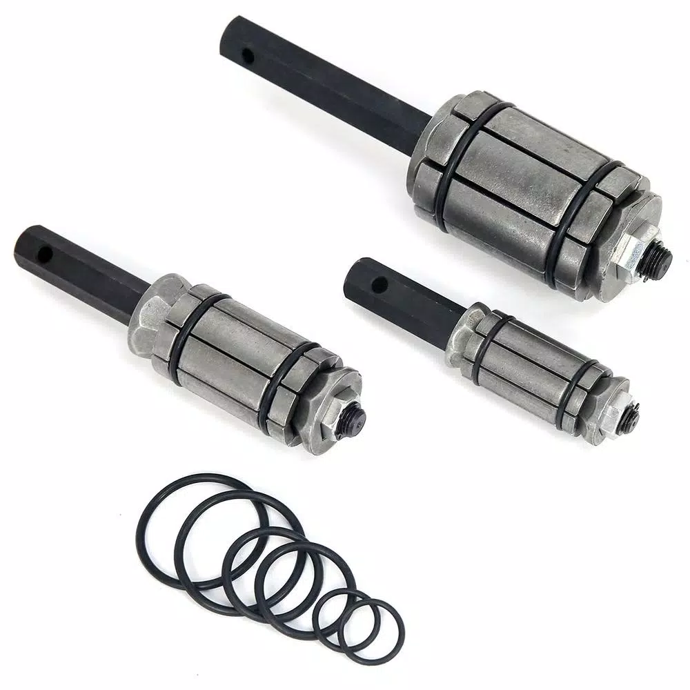 Stark 3-Piece Universal Auto Exhaust Muffler Tail Pipe Expander Tool Set with Carrying Case