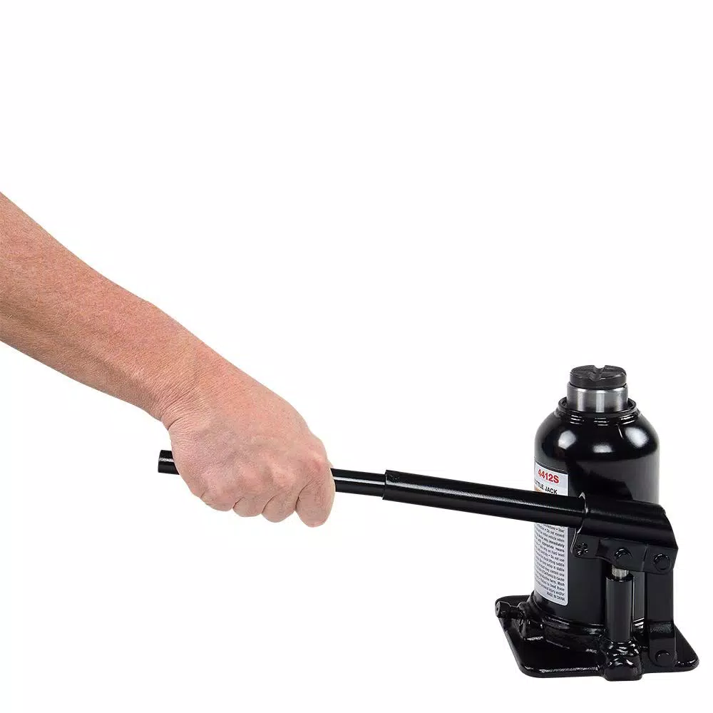 Sunex Tools 12-Ton Short Bottle Jack, Steel Mechanical Lifting Jack