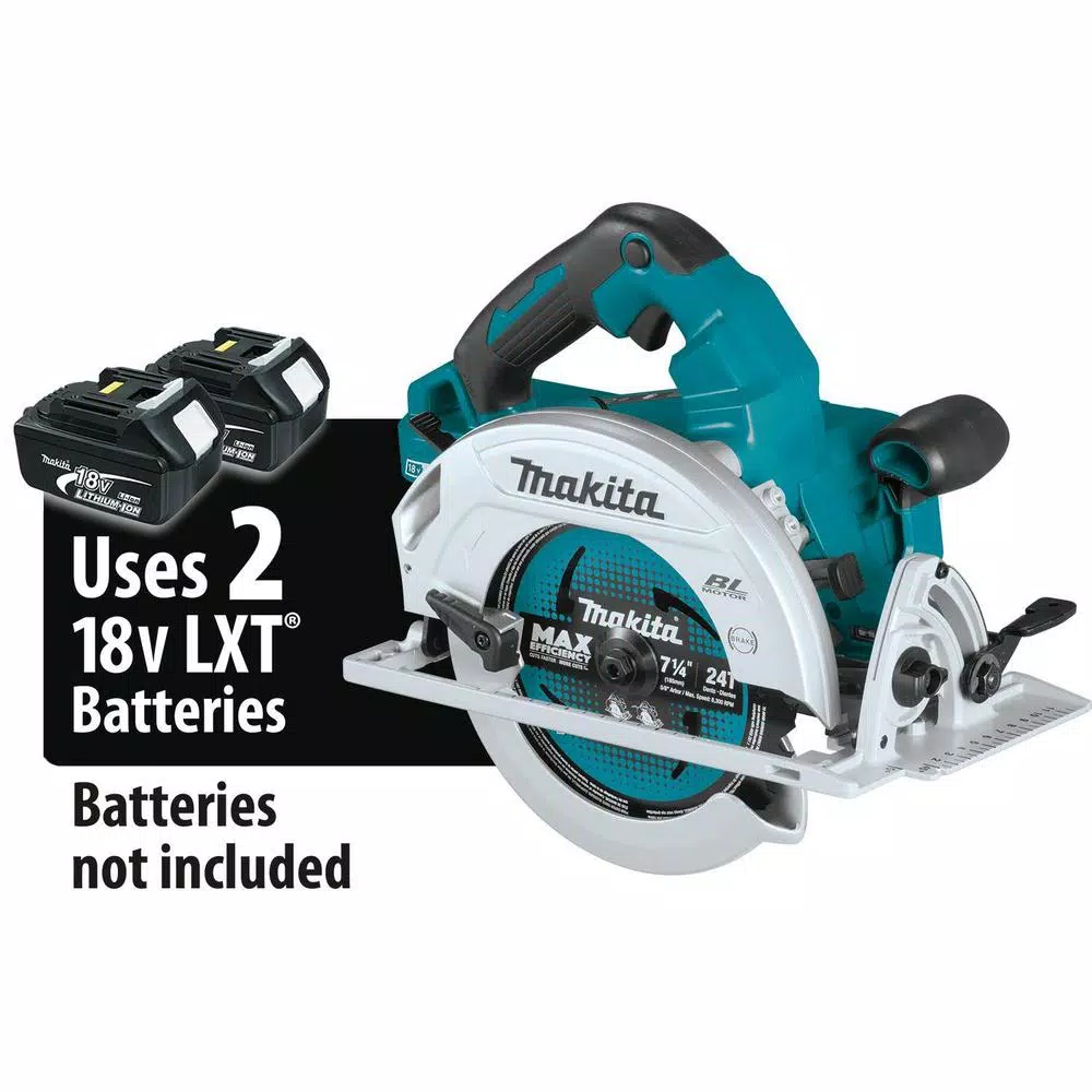 Makita 18V X2 LXT Brushless 7-1/4 in. Circular Saw (36V Equivalent) AWS Capable, Tool Only