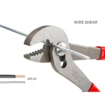 TEKTON 7 in. Angle Nose Slip Joint Pliers with Wire Shear thumbnail 3