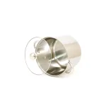 ExcelSteel 12 qt. Stainless Steel Stock Pot with Tempered Glass Lid thumbnail 5