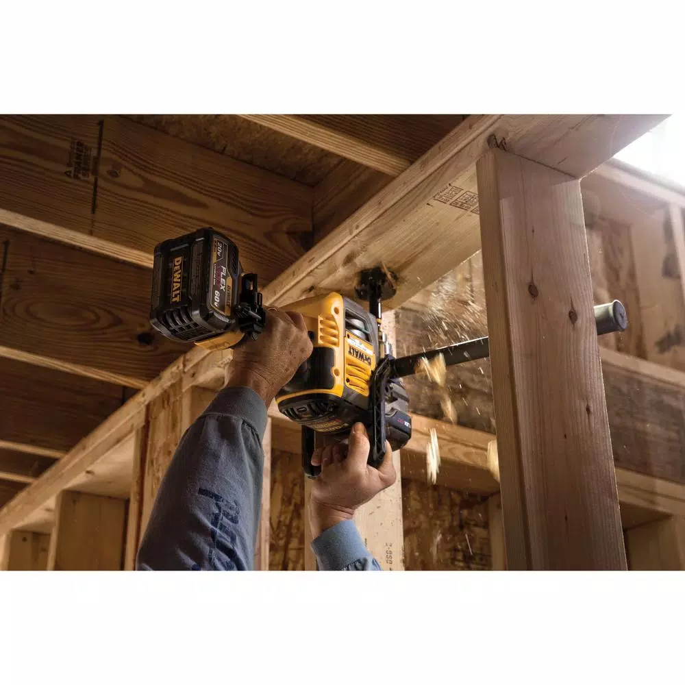 DEWALT FLEXVOLT 60V MAX Brushless 1/2 in. Stud & Joist Drill Kit with (2) 6.0 Ah Batteries & Bonus Swivel Head Shear