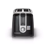 BLACK+DECKER 2-Slice Black Toaster with Extra-Wide Slots and 850-Watt Power thumbnail 1