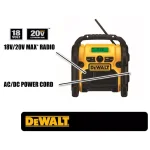DEWALT 20V MAX Compact Corded/Cordless Worksite Radio with USB Charging Port thumbnail 2