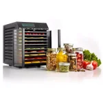 Excalibur RS10 10-Tray Black Electric Food Dehydrator with Smart Controller and Dual Drying Zones thumbnail 2
