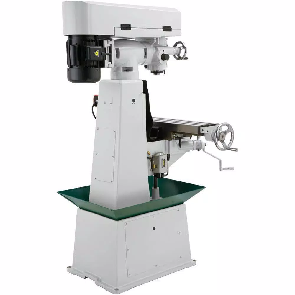 Grizzly Industrial 8 in. x 30 in. Vertical Milling Machine with Power Feed