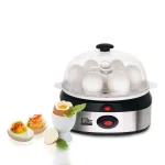 Elite Automatic Stainless Steel 7-Egg Cooker with Poaching Tray and Measuring Cup thumbnail 1
