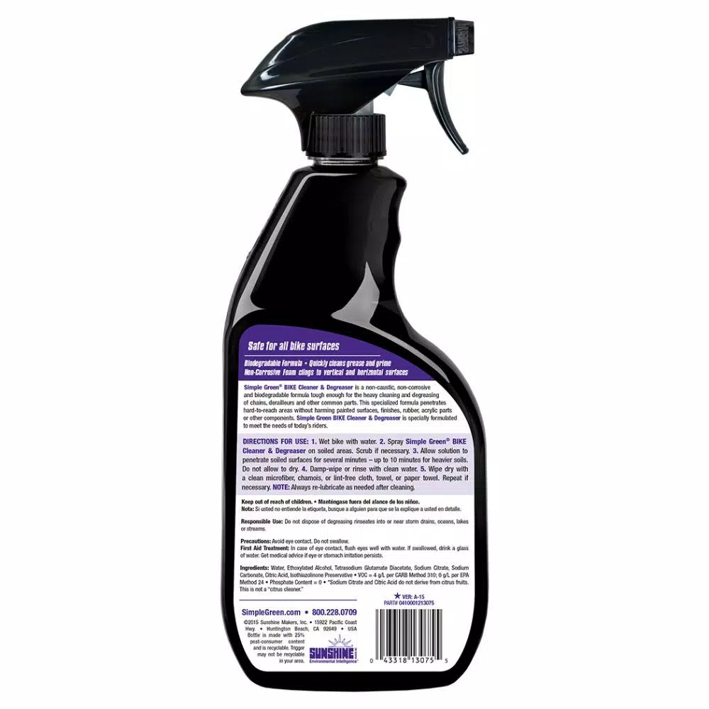 Simple Green Bike Cleaner and Degreaser, 24 oz.