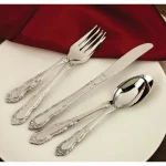Utica Cutlery Co. Utica Cutlery Company Patrician 20-Piece Stainless Steel Flatware Set, Service for 4 thumbnail 1