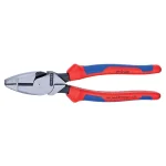KNIPEX 9 in. High Leverage Lineman's Pliers with Comfort Grip thumbnail 1