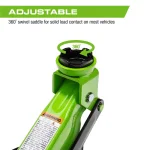 Arcan ALTJ2T 2-Ton Trolley Jack, Heavy-Gauge Steel Floor Jack with 360° Swivel Saddle thumbnail 2