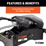 CURT A20 20K 5th Wheel Hitch - 20,000 lbs. Capacity thumbnail 5