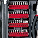 Apollo 161-Piece Home Tool Kit with 4.8V Cordless Rechargeable Screwdriver thumbnail 4