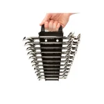 TEKTON 11-Piece Angle Head Open End Wrench Set, 3/8 in. to 1 in., SAE thumbnail 6
