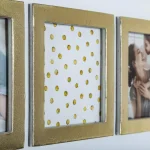 Pinnacle One Happy Family White and Gold Gallery Wall Photo Frame Set, 6 Piece Wood Frame Kit thumbnail 9