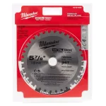 Milwaukee 5-7/8 in. 34-Teeth Metal Cutting Circular Saw Blade thumbnail 2