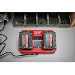 Milwaukee M18 18V Lithium-Ion Dual Bay Rapid Battery Charger thumbnail 10