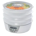Presto Dehydro 6-Tray Digital Electric Food Dehydrator with Thermostat and Timer, White thumbnail 4