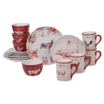 Certified International Farmhouse 16-Piece Ceramic Dinnerware Set, Service for 4 thumbnail 1