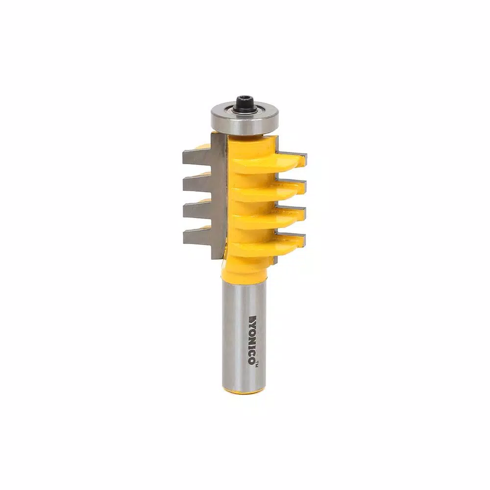 Yonico 1-1/4 in. Finger Joint Carbide Tipped Router Bit, 1/2 in. Shank