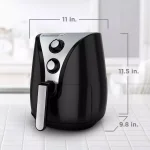 BLACK+DECKER PURIFRY 2-Liter Air Fryer, 1200W Convection Oven with Dual Fans thumbnail 8