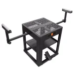 WEN Multi-Purpose Rolling Planer and Miter Saw Tool Stand with Extension Rollers thumbnail 2