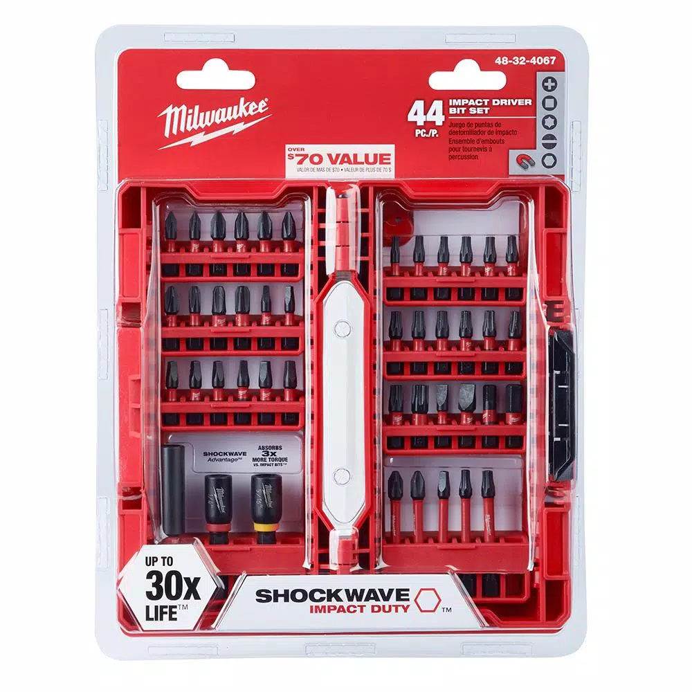 Milwaukee SHOCKWAVE Impact Duty Driver Bit Set, 44-Piece