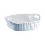 Corningware French White 2 Qt. Square Stoneware Baker, 8 in. x 8 in. thumbnail 1