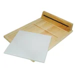 Epicureanist Sonoma Cheese Tray Serving Set with Bamboo Board, Glass Center, and Ceramic Dish thumbnail 3