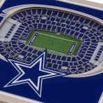 YouTheFan NFL Dallas Cowboys StadiumViews 3D Acrylic Coasters, 2-Pack thumbnail 3