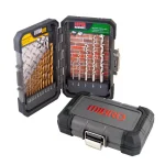 MIBRO 17-Piece Titanium Coated HSS and Carbide Masonry Drill Bit Set thumbnail 1