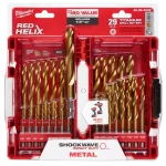 Milwaukee SHOCKWAVE Impact Duty Titanium Drill Bit Set, 29-Piece Red Helix thumbnail 5