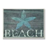 Stupell Industries It's Better At The Beach Starfish Wood Wall Art, 12.5 x 18.5 in. thumbnail 1