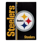 NFL The Northwest Company Pittsburgh Steelers Raschel Throw Blanket, Multi-Color thumbnail 1