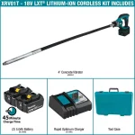 Makita 18V LXT Cordless 4 ft. Concrete Vibrator Kit (XVR01T) with 5.0Ah Battery and Charger thumbnail 2