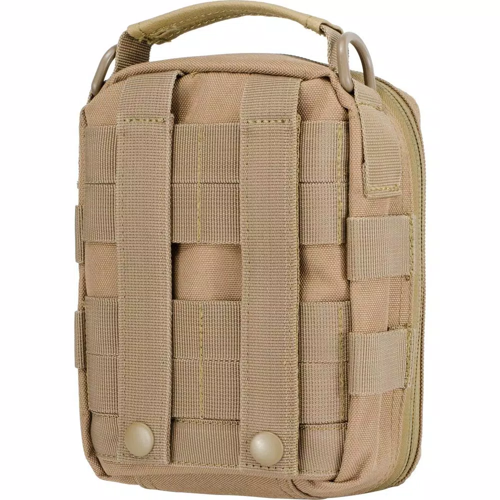 BARSKA CX-900 First Aid Utility Pouch, MOLLE Compatible, Flat Dark Earth
