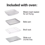 Hamilton Beach Sure-Crisp 4-Slice Air Fryer Toaster Oven, Stainless Steel thumbnail 6