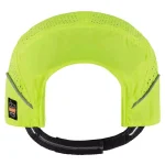 Ergodyne Skullerz 8955 Lightweight Lime Green Vented Bump Cap with Short Brim thumbnail 4