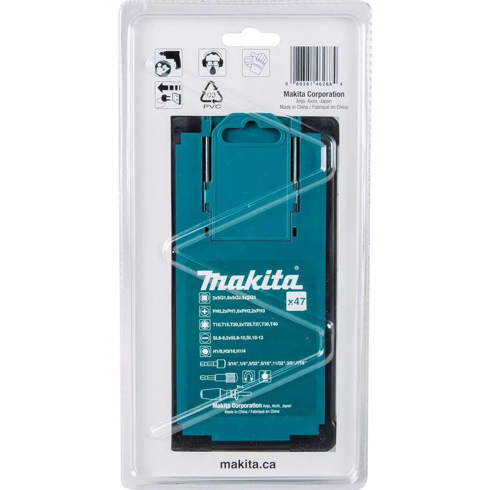Makita 47-Piece Ratchet and Bit Set with Compact Carrying Case (B-50289)