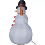 Fraser Hill Farm 20 ft. Jolly Snowman Christmas Inflatable with RGB Lights thumbnail 8