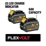 DEWALT FLEXVOLT 60V MAX Cordless Brushless 8-1/4 in. Table Saw Kit with (3) 6.0 Ah Batteries thumbnail 4