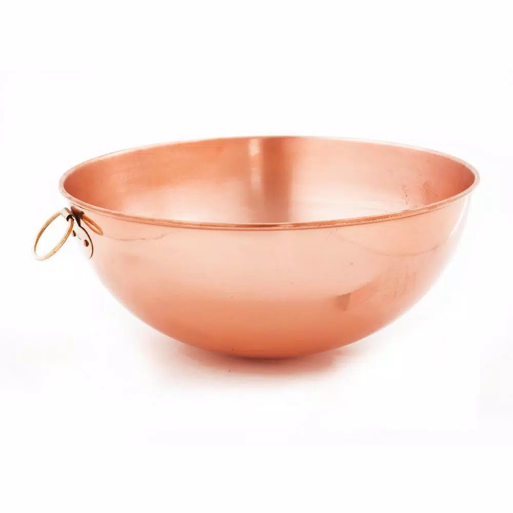Old Dutch 5.5 Qt. Solid Copper Beating Mixing Bowl