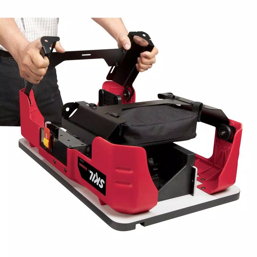 Skil RAS800 Router Table with Folding Leg Design and Laminated MDF Top